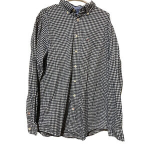 Tommy Hilfiger Mens The Flex Button Down Shirt Blue Long Sleeve Big & Tall LT
